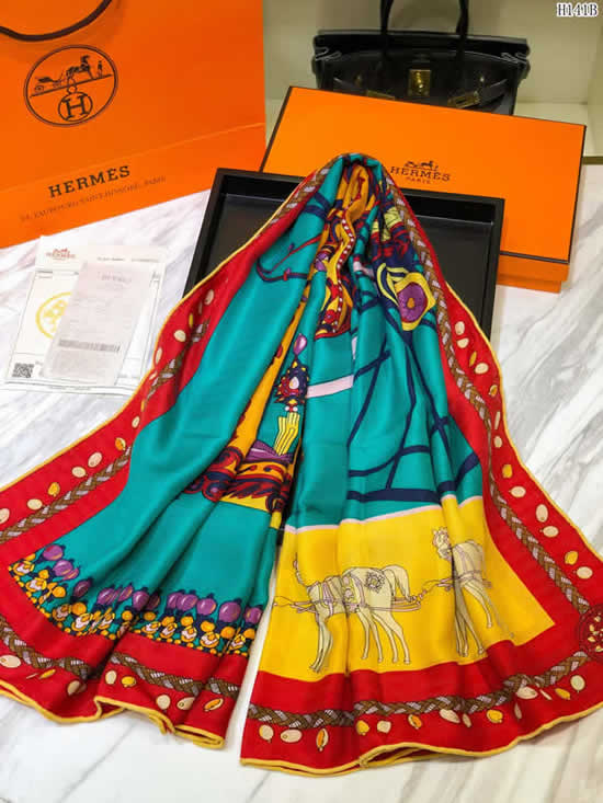 Brand Scarf Luxury Cashmere Thick Shawl And Women Hermes Warm Scarves 22